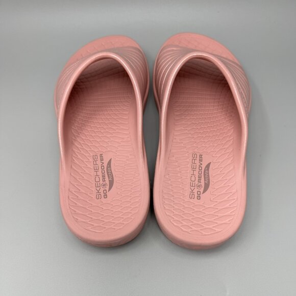 Skechers Go Recover Refresh Sandals Arch Fit Women's Size 10 Pink Slide - Picture 5 of 8